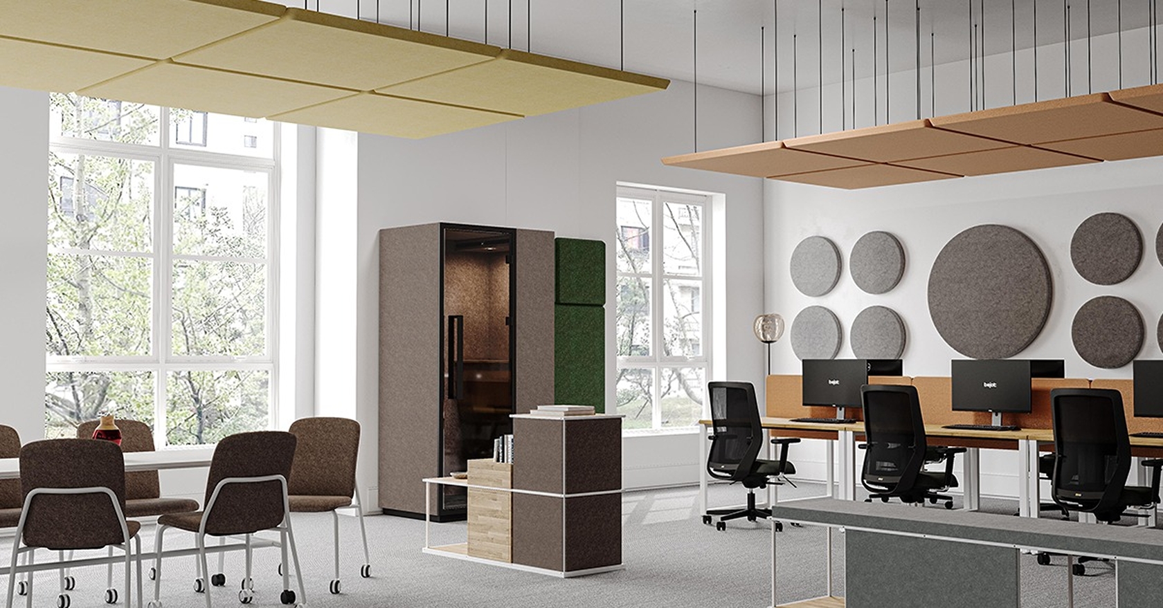 Lounge inspirációs kép közösségi és munkatér